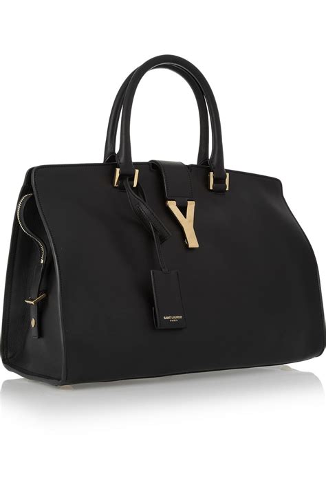 ysl cabas chyc medium black|SAINT LAURENT Leather Medium Cabas Chyc Black.